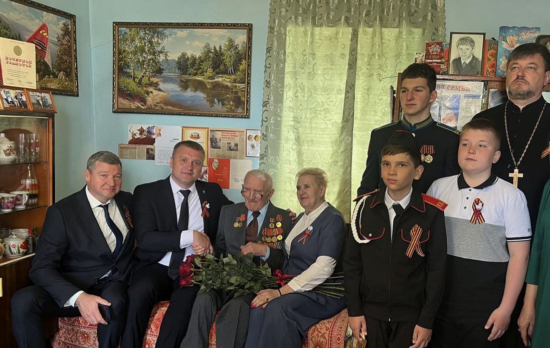 Поздравление ветерана войны - с Днем Победы!