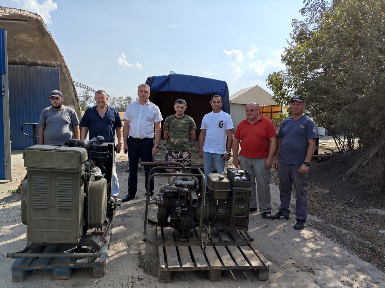 Гуманитарная помощь бойцам